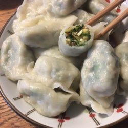 素荠菜饺子