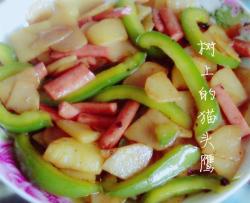 青椒土豆火腿