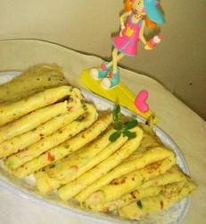 金黄鸡蛋摊饼子