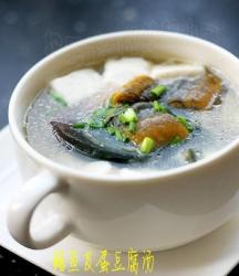 鳝鱼皮蛋豆腐汤