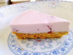 蓝莓冻芝士饼