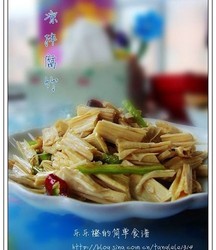凉拌腐竹