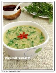 荠菜小米粥