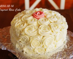 极简的浪漫——Rose Swirl Cake