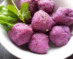 紫薯土豆小泥球