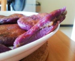 紫薯绿豆饼