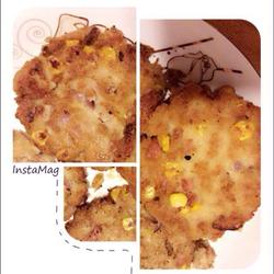 香酥豆渣饼