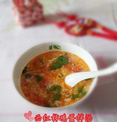 西红柿拌汤