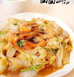 鲁式“四勺”白菜虾