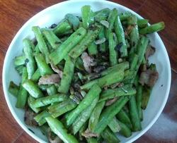 豆角炒肉