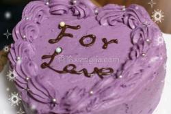 紫薯奶油海绵蛋糕