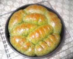 果蔬面包之菠菜海苔肉松餐包