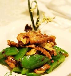 圆椒炒豉汁鸡腿肉