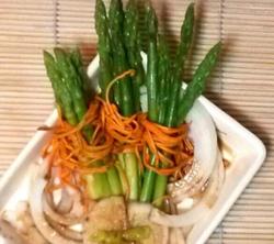 芦笋虫草花刺身