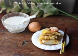 虾仁鸡蛋灌酥饼