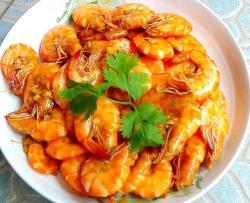 蒜蓉盐焗牛油虾
