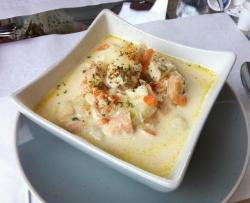 海鲜浓汤seafood chowder