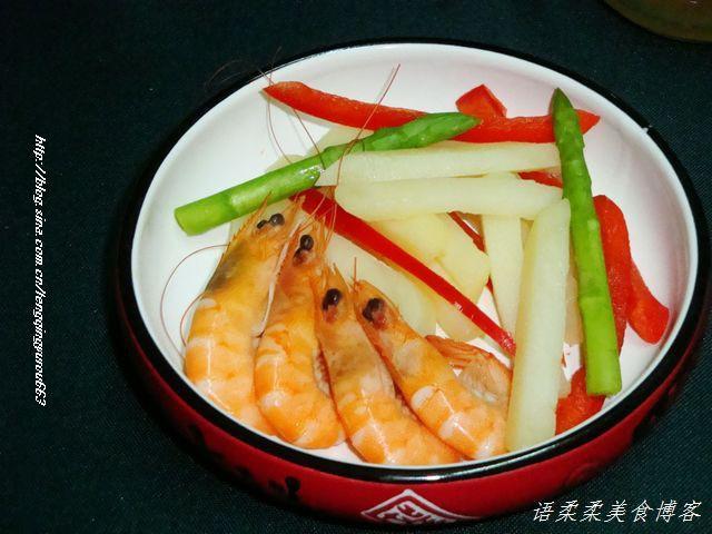鲜虾蔬菜卷