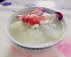 冬瓜薏米海蟹汤