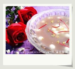 玫瑰藕粉圆