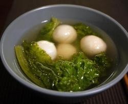 生菜鱼丸汤