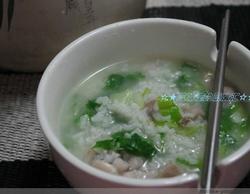 牛蛙青菜粥