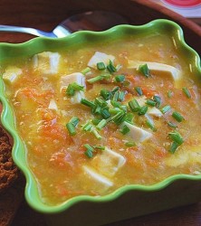 全素蟹黄芙蓉豆腐汤