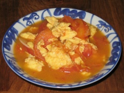 西红柿炒鸡蛋——酱油版