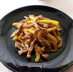 炒牛肉丝