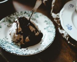 巧克力蛋白饼Chocolate Swirl Meringues