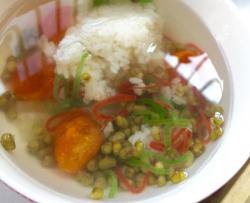 夏日里的清凉—糯米饭绿豆汤