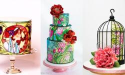 彩色玻璃翻糖蛋糕*Stained Glass Cake