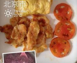 宝宝午餐,紫薯粥,香煎鳕鱼