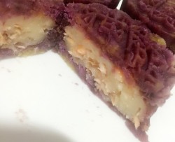 紫薯三文鱼奶酪月饼