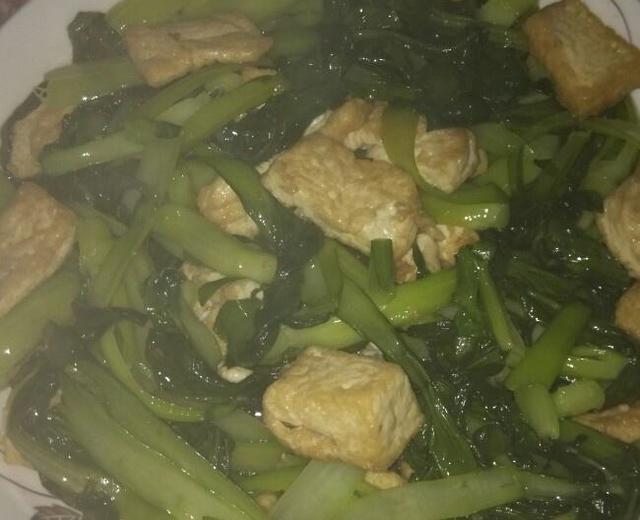 青菜豆腐