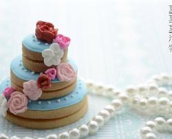 3D婚礼饼干