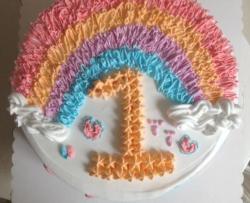 送给宝宝的一岁生日蛋糕