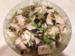 雪菜汆鲷鱼片