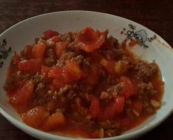 西红柿炒肉沫 超下饭