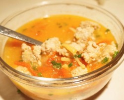西红柿肉圆浓汤