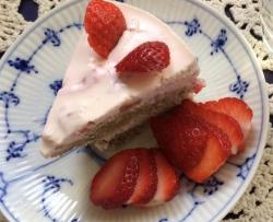 草莓抹茶冻芝士蛋糕