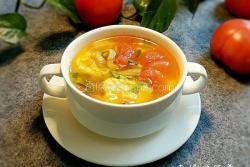 西红柿鸡蛋榨菜汤