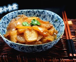 素菜也能做出肉的香味 --  浓香冬瓜片