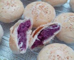 酥皮紫薯饼