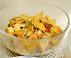家常三杯油豆腐
