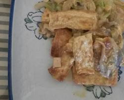 鸭黄炖豆腐——西西家的菜