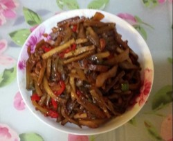 榨菜肉丝炒豆干