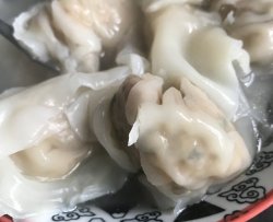 鲜美的田螺肉馄饨