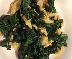 菠菜炒鸡蛋