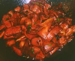 洋子地狱料理-紅燒肉燉千葉豆腐